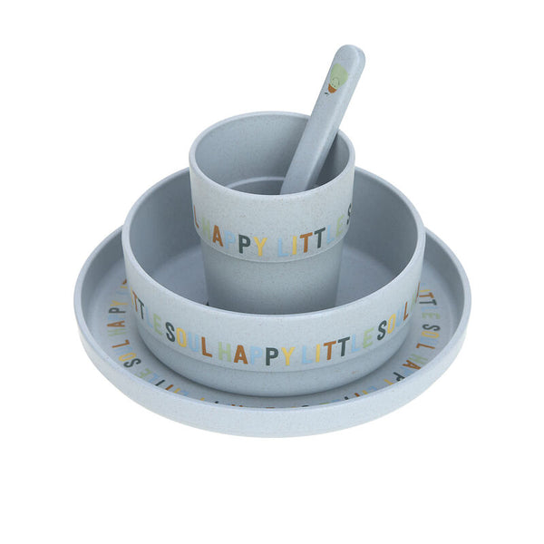 Lassig - Happy Fruits - Dish Set PP/Cellulose - Lemon