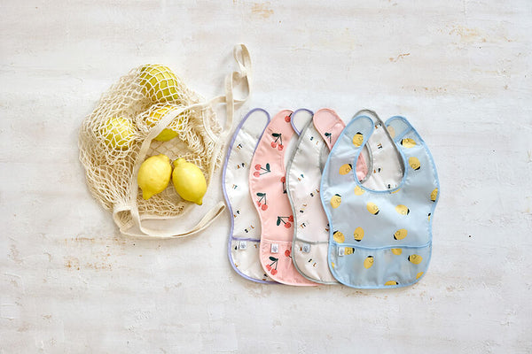 Lassig - Happy Fruits - Lightweight Bib 2 pcs - Cherry