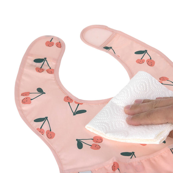 Lassig - Happy Fruits - Lightweight Bib 2 pcs - Cherry