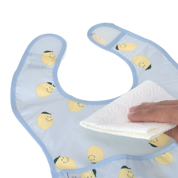 Lassig - Happy Fruits - Lightweight Bib 2 pcs - Lemon