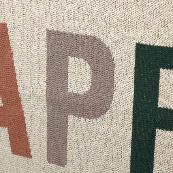 Lassig - Happy Rascals - Knitted Blanket 80 x 100 cm - Striped nature/taupe