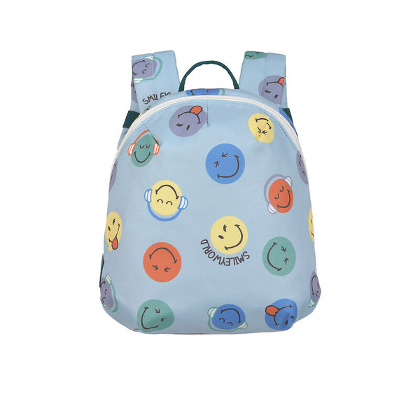Lassig - Tiny Backpack SmileyWorld® Blue