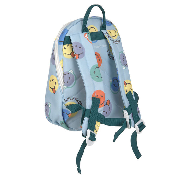 Lassig - Tiny Backpack SmileyWorld® Blue