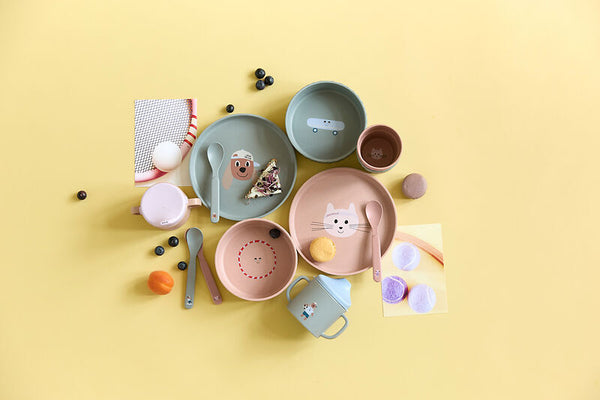 Lassig - Dish Set Tiny Team Cat