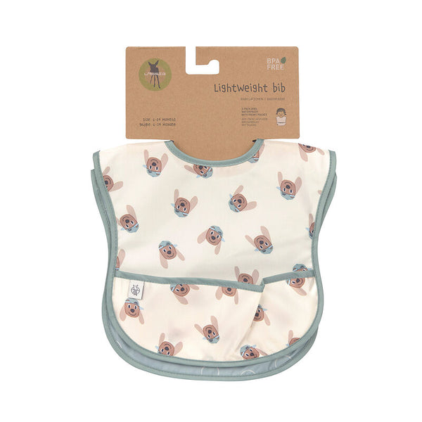 Lassig - Lightweight Bib 2 pcs Tiny Team Dog