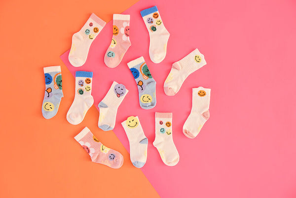 Lassig - Socks 3 pcs SmileyWorld® Blue
