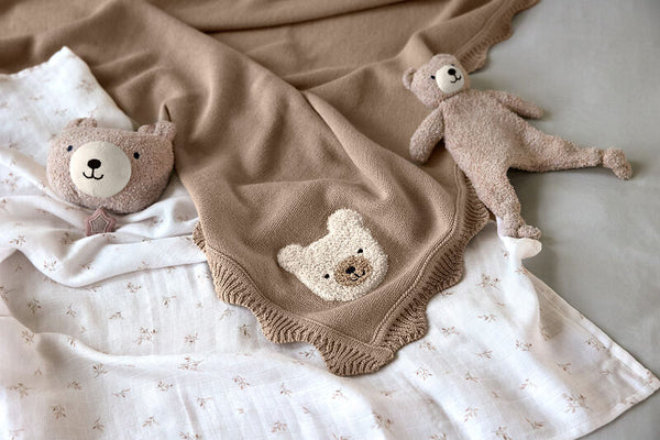 Lassig - Knitted Cuddle Cloth - Miracle of Nature Bear