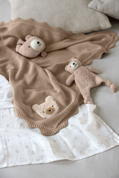 Lassig - Knitted Blanket GOTS - Miracle of Nature Bear