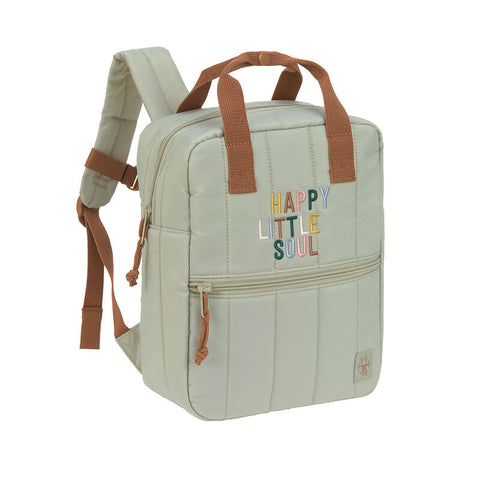 Lassig - Happy Fruits - Mini Square Backpack  - Light Khaki