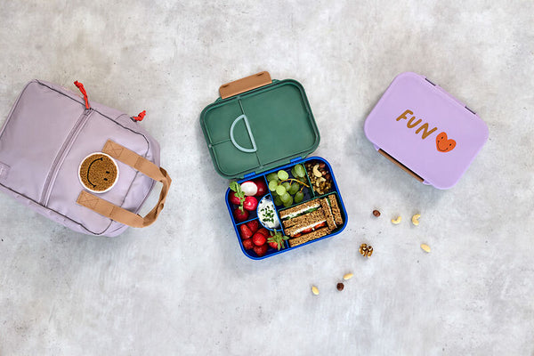Lassig - Little Gang - Bento Lunchbox - Heart lilac