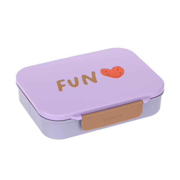Lassig - Little Gang - Bento Lunchbox - Heart lilac