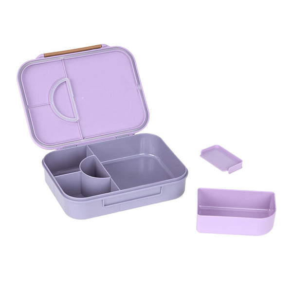 Lassig - Little Gang - Bento Lunchbox - Heart lilac