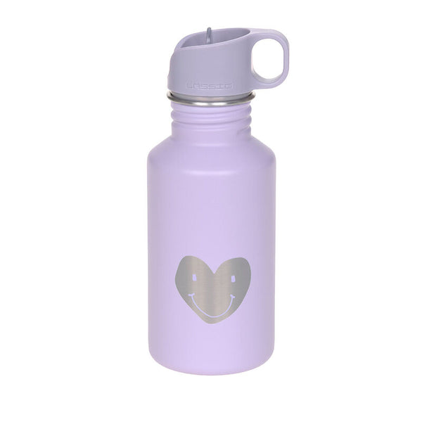 Lassig - Little Gang - Bottle Stainless Steel - Heart Lilac