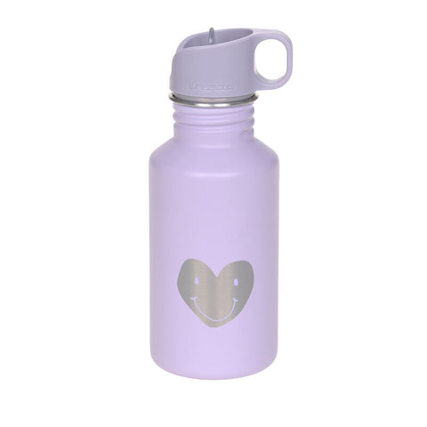 Lassig - Little Gang - Bottle Stainless Steel - Heart Lilac