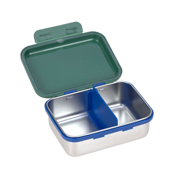 Lassig - Little Gang - Lunchbox Stainless Steel - Rainbow Green