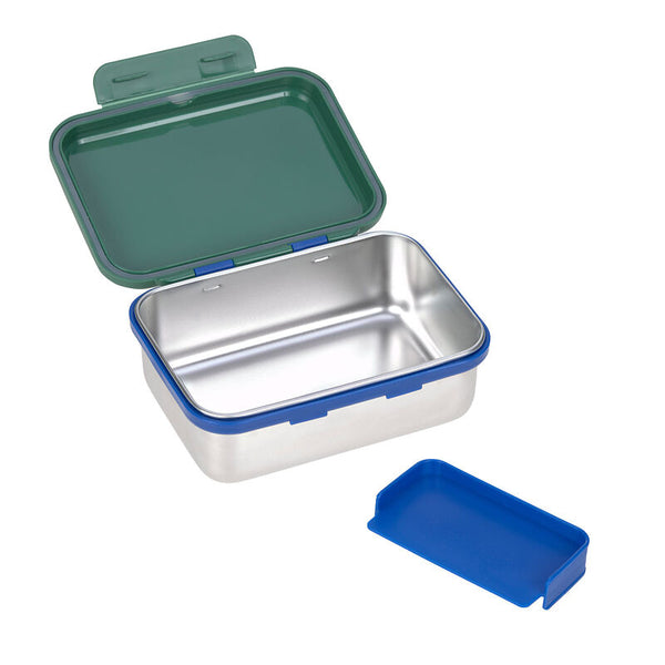 Lassig - Little Gang - Lunchbox Stainless Steel - Rainbow Green