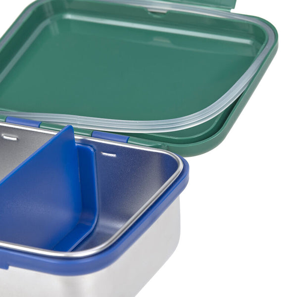 Lassig - Little Gang - Lunchbox Stainless Steel - Rainbow Green