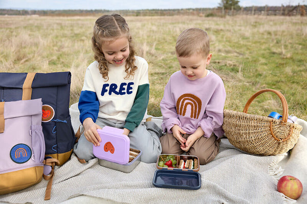 Lassig - Little Gang - Lunchbox Stainless Steel - Smile Navy