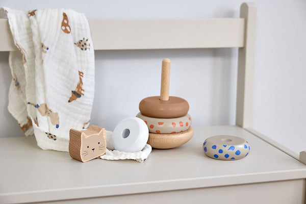 Lassig - Little Mateys - Stacking Ring Tower Wood