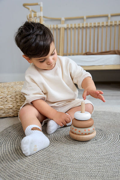 Lassig - Little Mateys - Stacking Ring Tower Wood