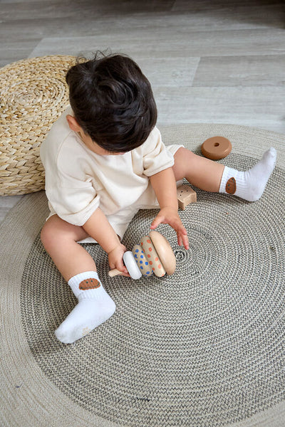 Lassig - Little Mateys - Stacking Ring Tower Wood