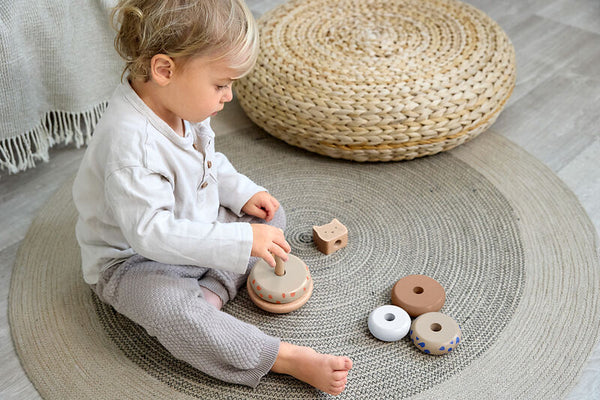 Lassig - Little Mateys - Stacking Ring Tower Wood