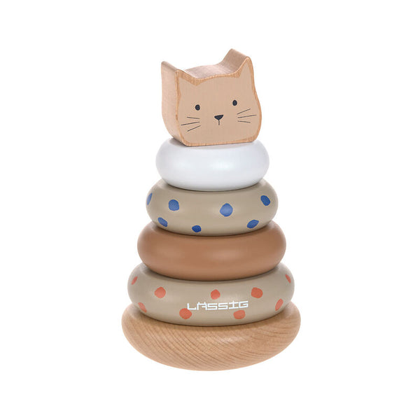 Lassig - Little Mateys - Stacking Ring Tower Wood