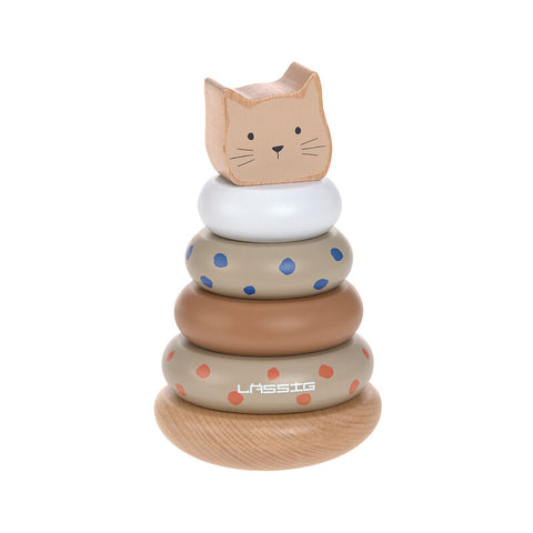 Lassig - Little Mateys - Stacking Ring Tower Wood