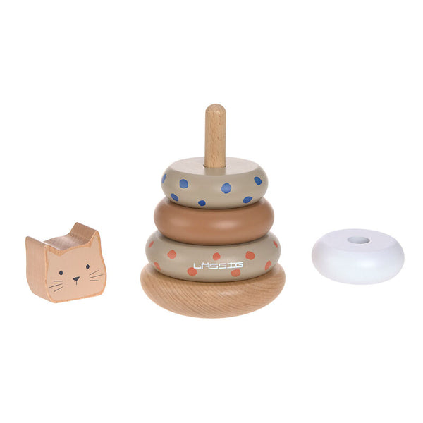 Lassig - Little Mateys - Stacking Ring Tower Wood