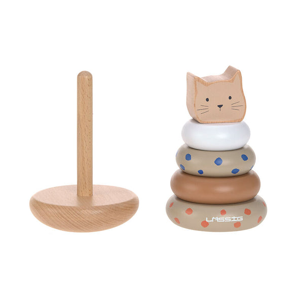 Lassig - Little Mateys - Stacking Ring Tower Wood