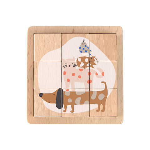 Lassig - Little Mateys - Cube Puzzle Wood