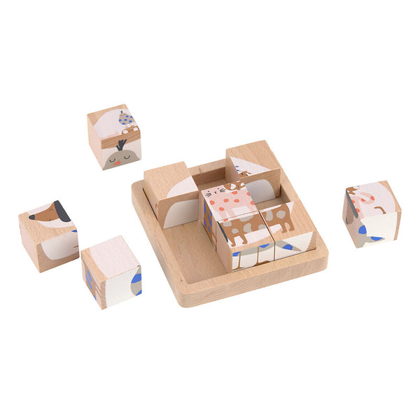 Lassig - Little Mateys - Cube Puzzle Wood