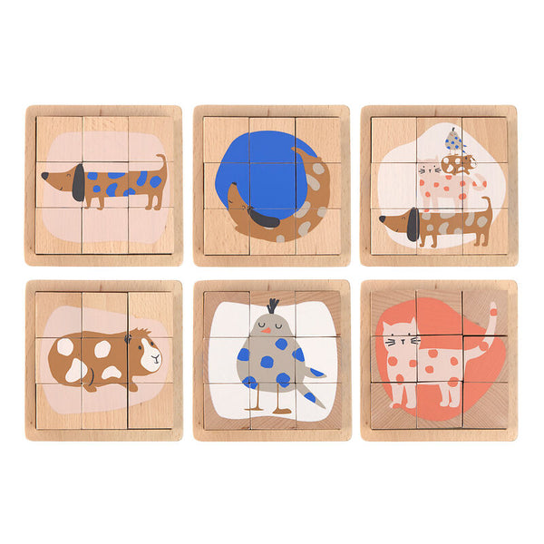 Lassig - Little Mateys - Cube Puzzle Wood