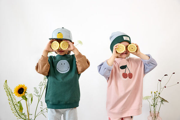 Lassig - Happy Fruits - Kids Skater Cap - Cherry lilac/peach