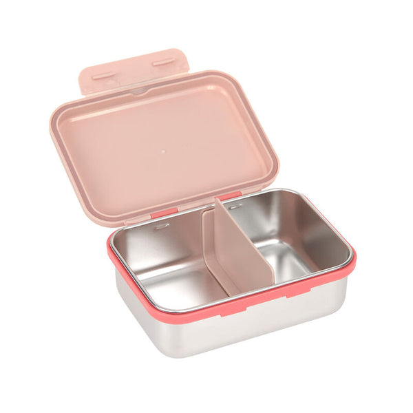 Lassig - Lunchbox Stainless Steel Sunny Explorer Rose/pink