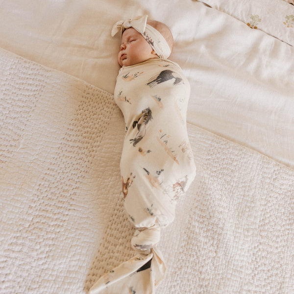 Copper Pearl - Montana Swaddle Blanket
