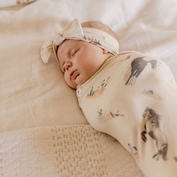 Copper Pearl - Montana Swaddle Blanket