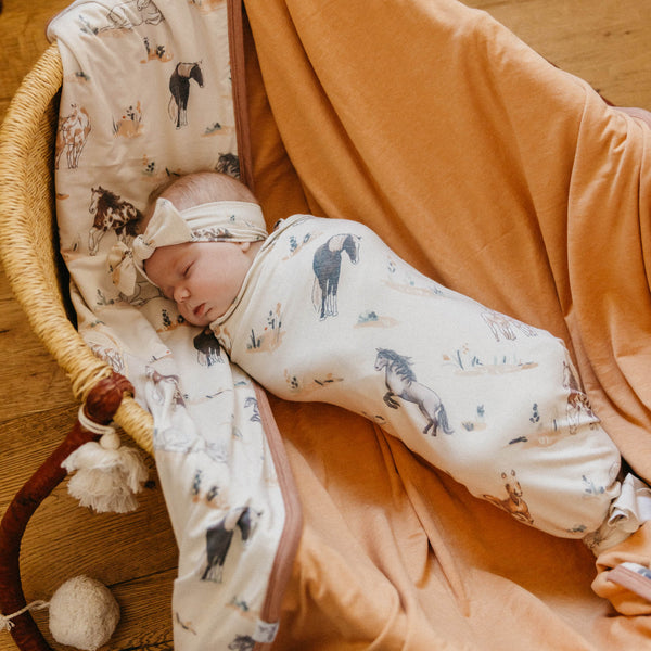 Copper Pearl - Montana Swaddle Blanket