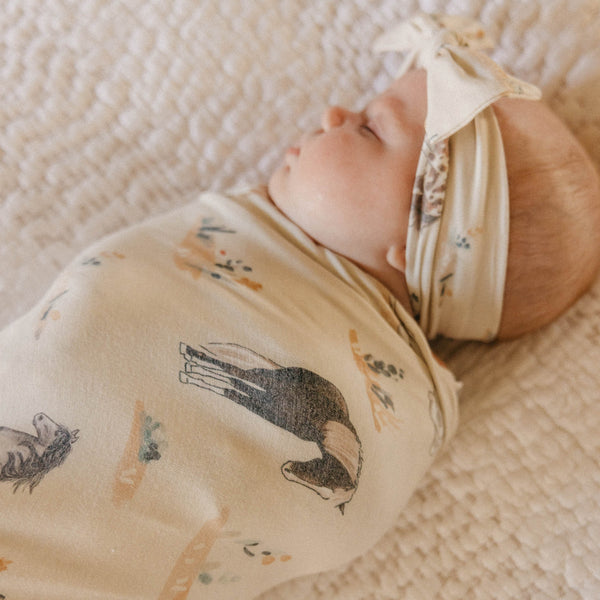 Copper Pearl - Montana Swaddle Blanket