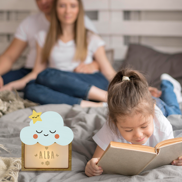 Vintiun - Small Lamp Cloud (powered by battery or USB C cable) + Lettering Kit