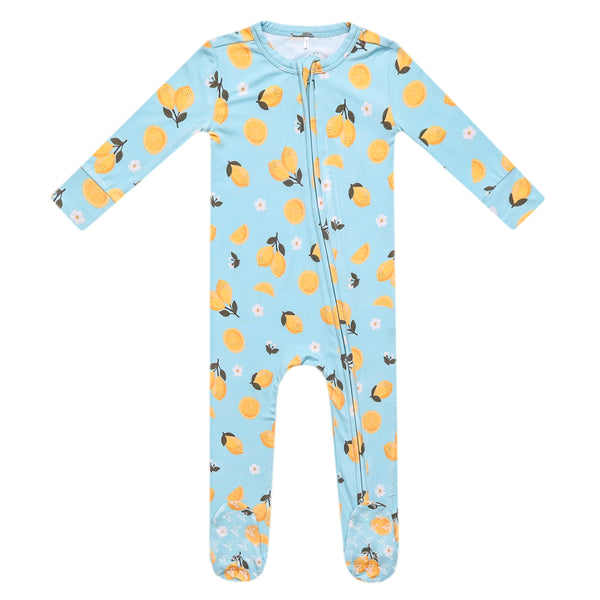 Copper Pearl - Lucy Bamboo Zip-up Footie Pajama