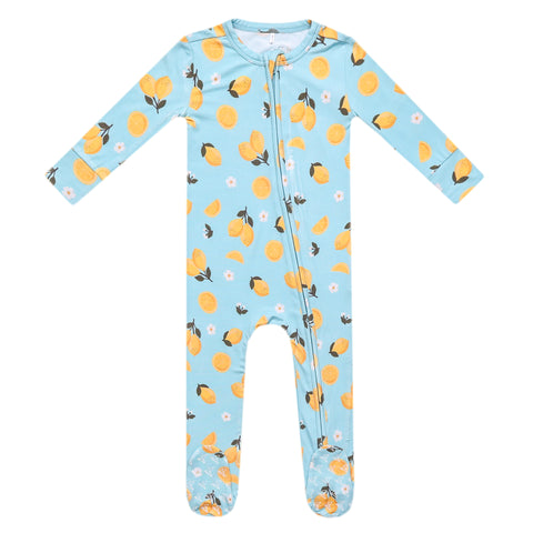 Copper Pearl - Lucy Bamboo Zip-up Footie Pajama