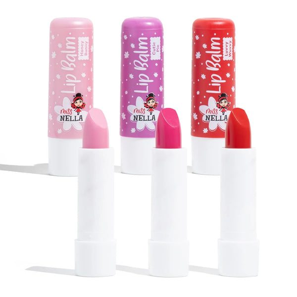 Miss Nella - Lip Balm Trio Pack (Cutie Pie, Honey Bunny, Luvvy Wuvvy)