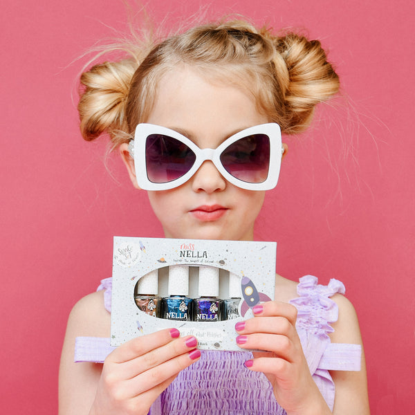 Miss Nella -4-Pack Peel Off Nail Polish - Space Collection