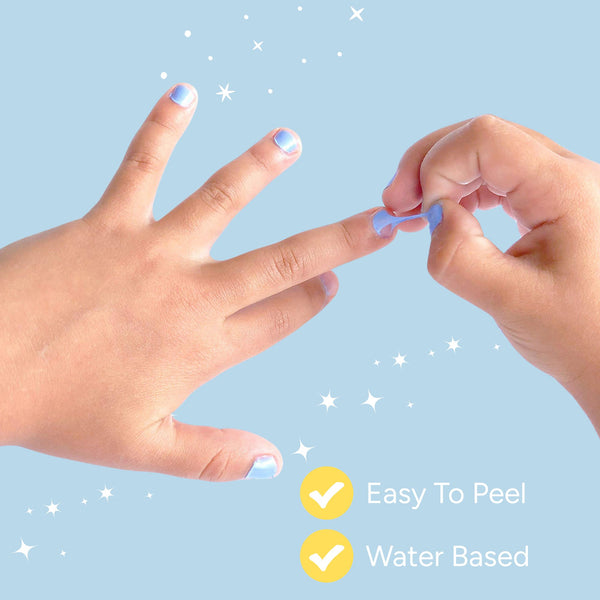 Miss Nella - Peel Off Nail Polish - Blue Bell - Light Blue