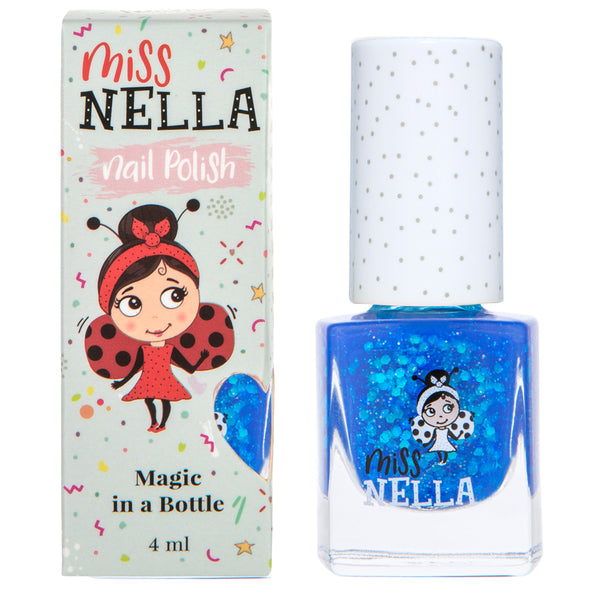 Miss Nella - Peel Off Nail Polish - Cool Kid - Royal Blue