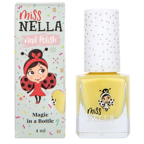Miss Nella - Peel Off Nail Polish - Banana Split - Light Yellow