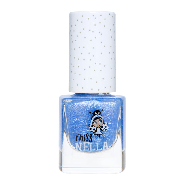 Miss Nella - Peel Off Nail Polish - Elephunky - Sparkly Blue