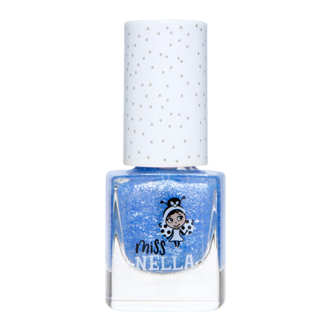 Miss Nella - Peel Off Nail Polish - Elephunky - Sparkly Blue