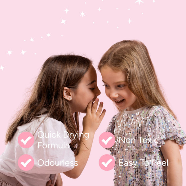 Miss Nella - 3-Pack Peel Off Nail Polish - Good Vibes - Summer